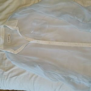 Ice Blue A&F Button Up